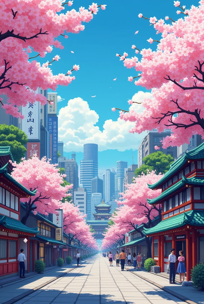 a japan old city with sunset background back view, t-shirt design, in the style of Studio Ghibli, charming, pastel tetradic colours, 3D vector art, cute and quirky, fantasy art, watercolor effect, bokeh, Adobe Illustrator, hand-drawn, digital painting, low-poly, soft lighting, bird's-eye view, isometric style, retro aesthetic, focused on the character, 4K resolution, photorealistic rendering, using Cinema 4D