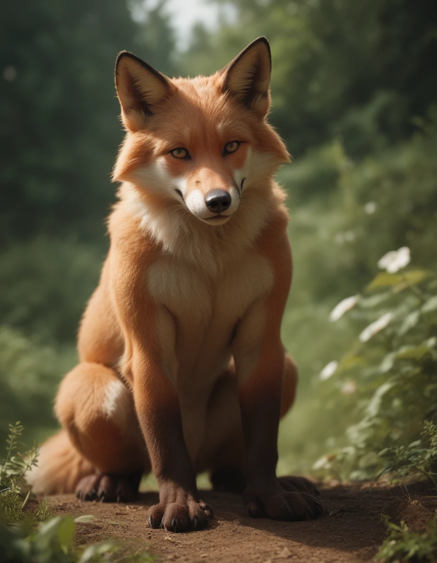 score_9, score_8_up, score_7_up, rating save , Realistic, Handsome fox,outdoor ,furry
