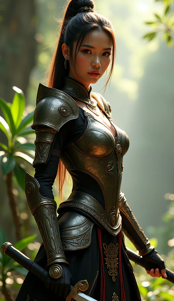 Magical lightly-clad warrior

