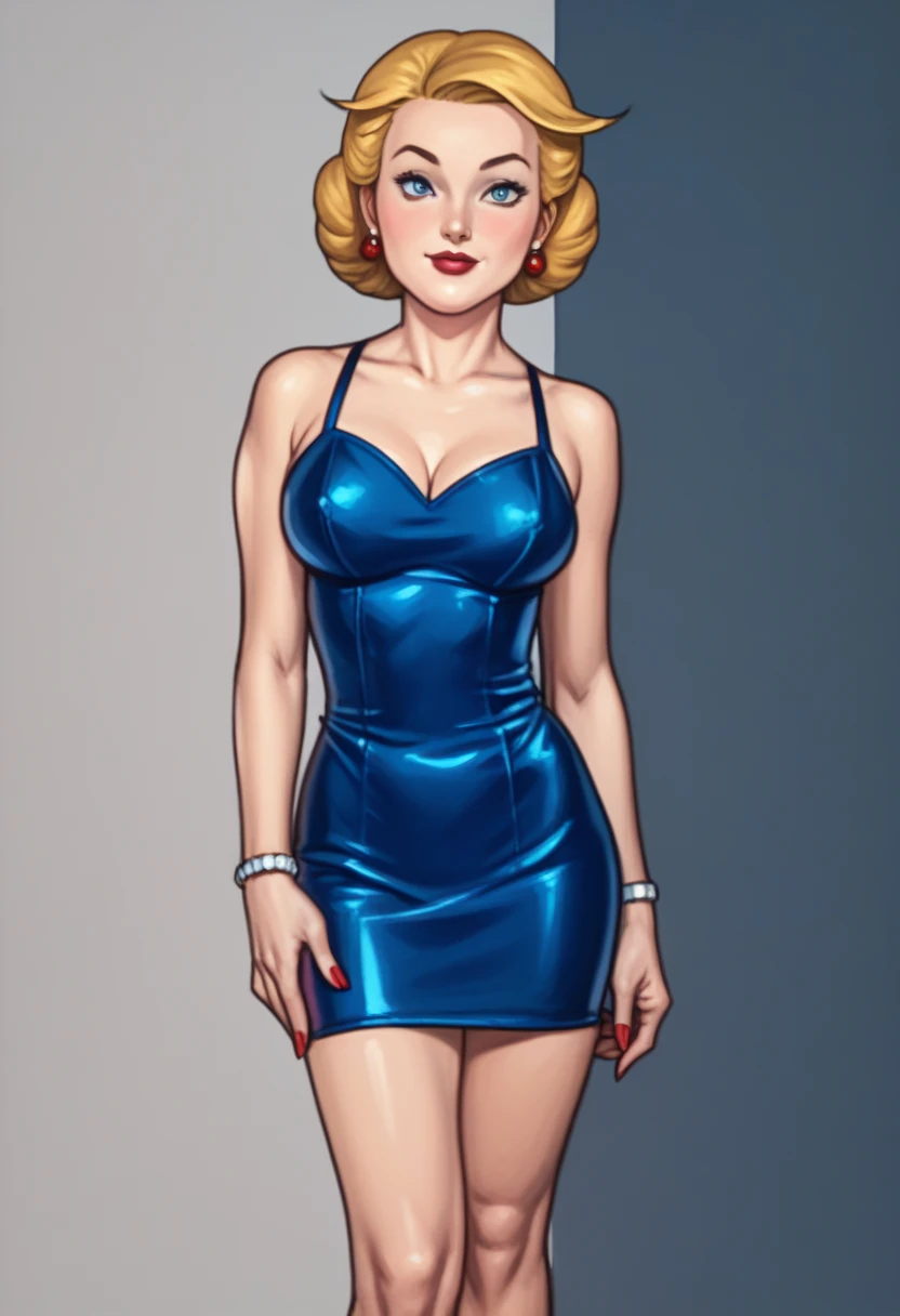 Alice Mitchell gorgeous woman, short dress, vintage pin up