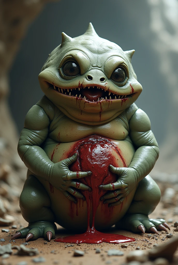 hi res, (tahmkench), (green skin, green body, green breasts, green nipples, green penis), anthro, tail, sweat, sweaty ass, obese male, inside, bedroom, night, good lightning, well lit room, detailed background, looking at viewer, evil grin, (hyper breasts:1.6), (hyper nipples, puffy nipples), (hyper balls:1.4, hanging balls), (showing balls), (hyper penis:1.4, showing penis), lactating, (grabbing breasts), (big belly:1.5), sitting on bed