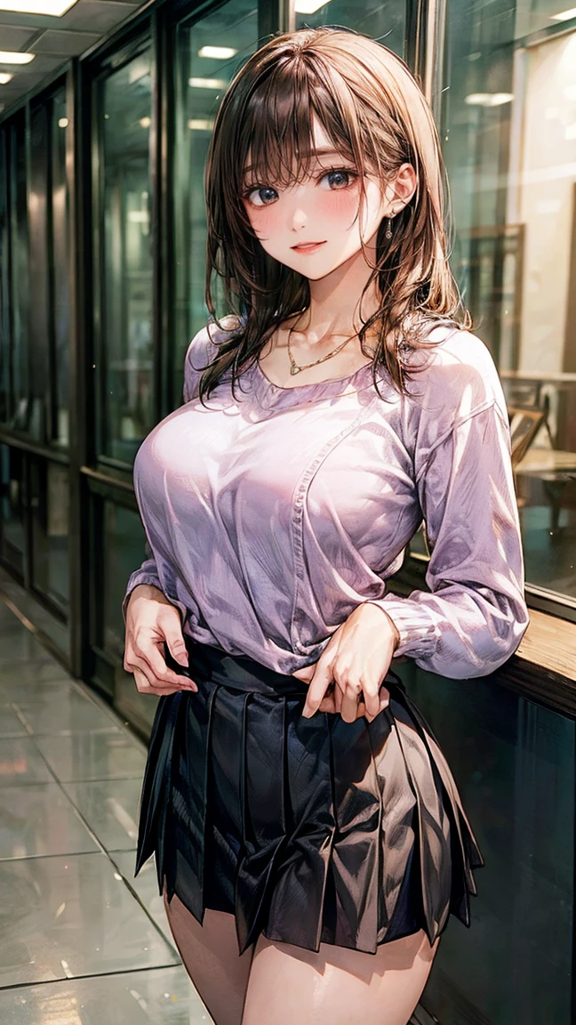 Hanekawa Wings, Hanekawa Wings, Long hair, Black Hair, Hair accessories, (Purple Eyes:1.1), Weaving, Hairpin, twin Weavings, Naoetsu High School Uniforms, Glasses,(((Full and soft breasts,)))(((Large Breasts))) (((Cleavage))),
rest skirt, Uniforms, Naoetsu High School ,
rest indoors, classroom,
rest looking at viewer, (Cowboy shooting:1.5),
rest (masterpiece:1.2), best quality, high resolution, Unity 8K wallpaper, (illustration:0.8), (Beautiful and delicate eyes:1.6), Extremely detailed face, Perfect lighting, Extremely detailed CG, (Perfect hands, Perfect anatomical structure),