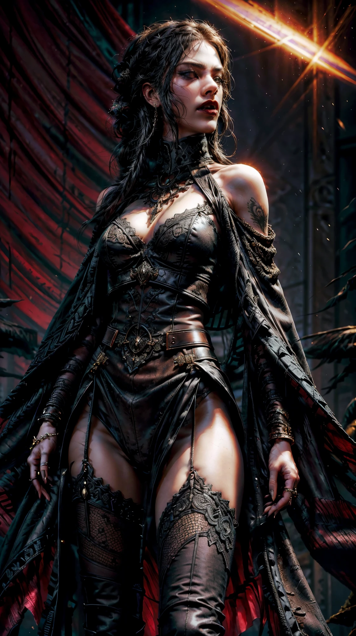 Photorealistic full body portrait, cameltoe focus, ((photoshoot)), from below, beautiful buxom demoness, flame_atronach, mature, milf, full body portrait, posing for onlyfans, good hands, best hands, slutty erotic succubus, glowing eyes, day of the dead make-up, bodypaint, armoured pauldrons, scary detailed art in color, sultry, amused expression, busty, curvy hips, sexy, alluring, erotic posing with open legs, tiny see-through lowleg panties, cameltoe, highly detailed fantasy art, beautiful fantasy art portrait, intricate detailed digital art, highly detailed digital painting, digital art fantasy art, mark brooks detailed, detailed fantasy digital art, amazing detail digital art, close-up portrait demoness skull, by Todd Lockwood, liquid metal girl