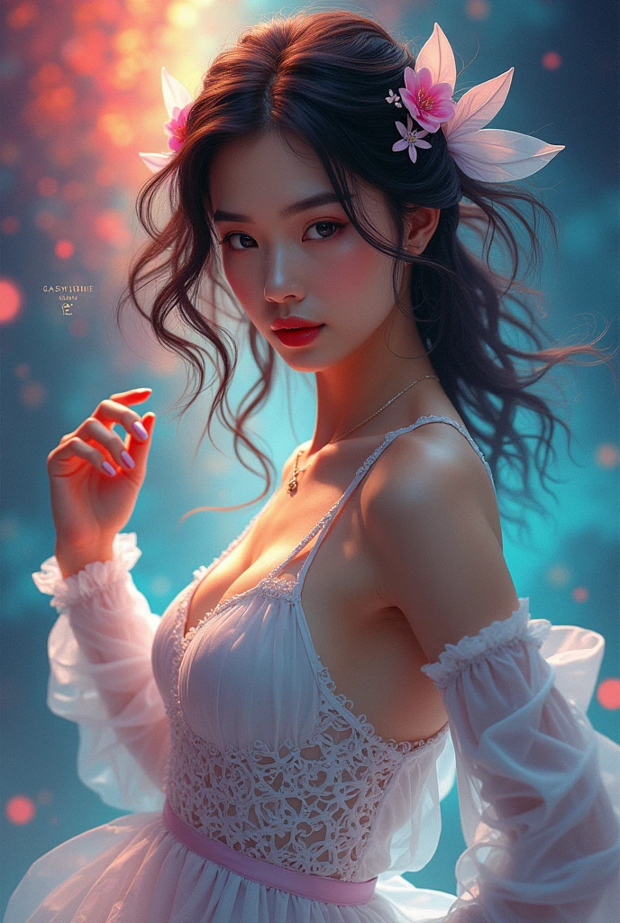 wearing gloves