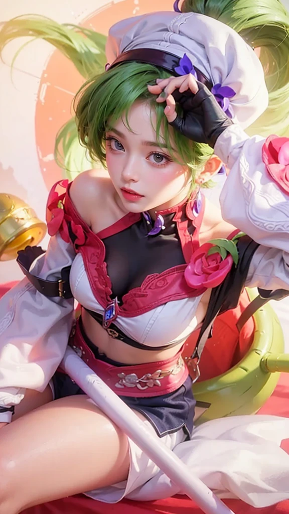close up of a girl or woman (K-Pop idol), detailed hair , big booobs , shadowbringers cinematic, 4 k detail fantasy, a beautiful fantasy empress, game cg, xianxia fantasy, xianxia hero, 2. 5 d cgi anime fantasy artwork, cinematic goddess close shot, ruan jia and artgerm, wow 4 k detail fantasy, hyper-detailed fantasy character, high definition, hyper- detailed,perfect, fantastic, detailed facial and body skin texture, detail vagina (pussy), detail eyes, detailed everything.