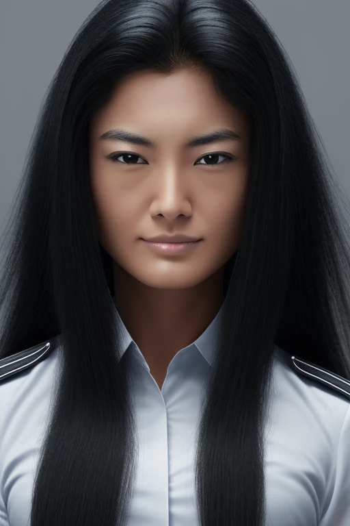 Asian woman, closeup, (shirt), pants, (crater lake national park), (), KM_sakura , wide shoulders, perfect face, (contact iris: 1.1), pale skin, skin pores , depth of field