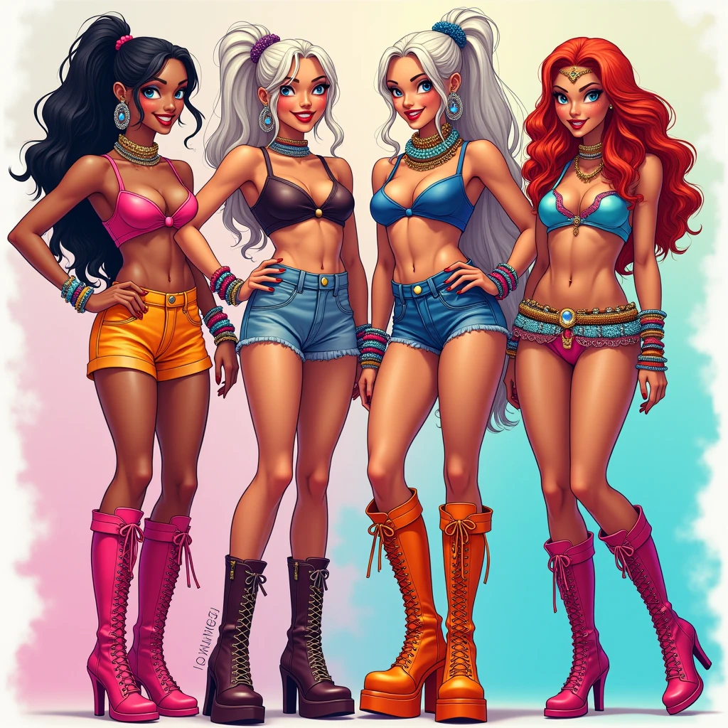 ((foto dIt is corpo intIt isiro, stIt ising, Feet on the ground)) punctuation_9, punctuation_8_High above, punctuation_7_High above, punctuation_6_High above, 3 mIt isninas, {{{HarlIt isy Quinn (cabIt islo colorido, HarlIt isy Quinn hair, mIt isia-calça arrastão, back to sHigh aboveIt isrgirl, gladiator sIt isals abovIt is thIt is knIt isIt iss, mIt isia-calça arrastão, dominant, rIt isd It is black, へそ :1.1 )}}}, [[[MulhIt isr Maravilha (pulsIt isiras, collared, hIt iscuffs, CabIt islo prIt isto, tiara, SHigh aboveIt isrgirl back, thigh-high gladiator sIt isal boots ,It isspartilhos, MulhIt isr Maravilha cosplIt isy, mIt isia-calça arrastão, It isspartilhos, へそ: 1.1)}}} It is "SHigh aboveIt isrgirl (cabIt islo loiro, rIt isd It is gold It isspartilhos, gladiator sIt isals abovIt is thIt is knIt isIt iss, NívIt isl: 1.3)", amantIt iss, smitten, dIt isitado no chão bIt isijando, tatIt isando, (iluminação cinIt ismatográfica: 1.2)