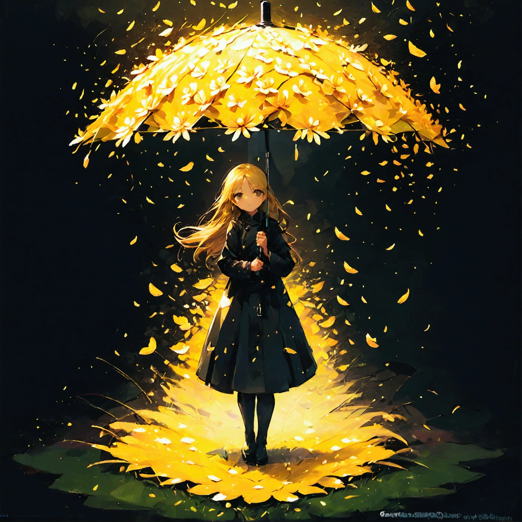 1girl\(holding umbrella\(transparent,(mass amount of petals decorate umbrella:1.3)\)\), (mass amount of petals filling in the air:1.5). petals cover ground. minimalism, simplism. BREAK .quality\(8k,wallpaper of extremely detailed CG unit, high resolution, top-quality, top-quality real texture skin, hyper realistic, increase the resolution, RAW photos, best quality, highly detailed, the wallpaper, golden ratio, high saturation realism, vibrant colors, dramatic lighting, persuasive storytelling, atmospheric scenery, captivating visuals, intricate details, strong emotions, dreamlike world\),