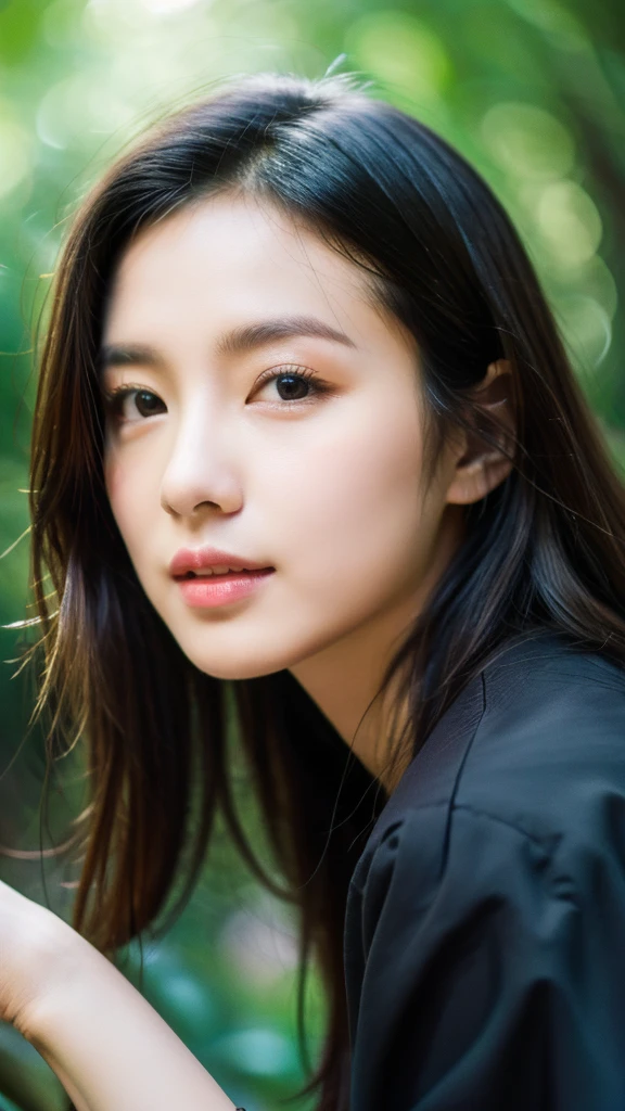 Same face as last time,Slim Abs、Loose wave style、Good top、Beautifully rendered in every detail., Including face and skin texture.,Fine grain,Seductive look、Esbian all over