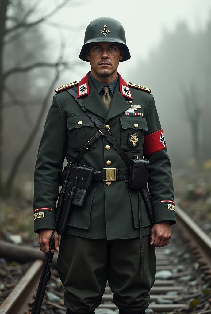 Nazi with tokaan writing
