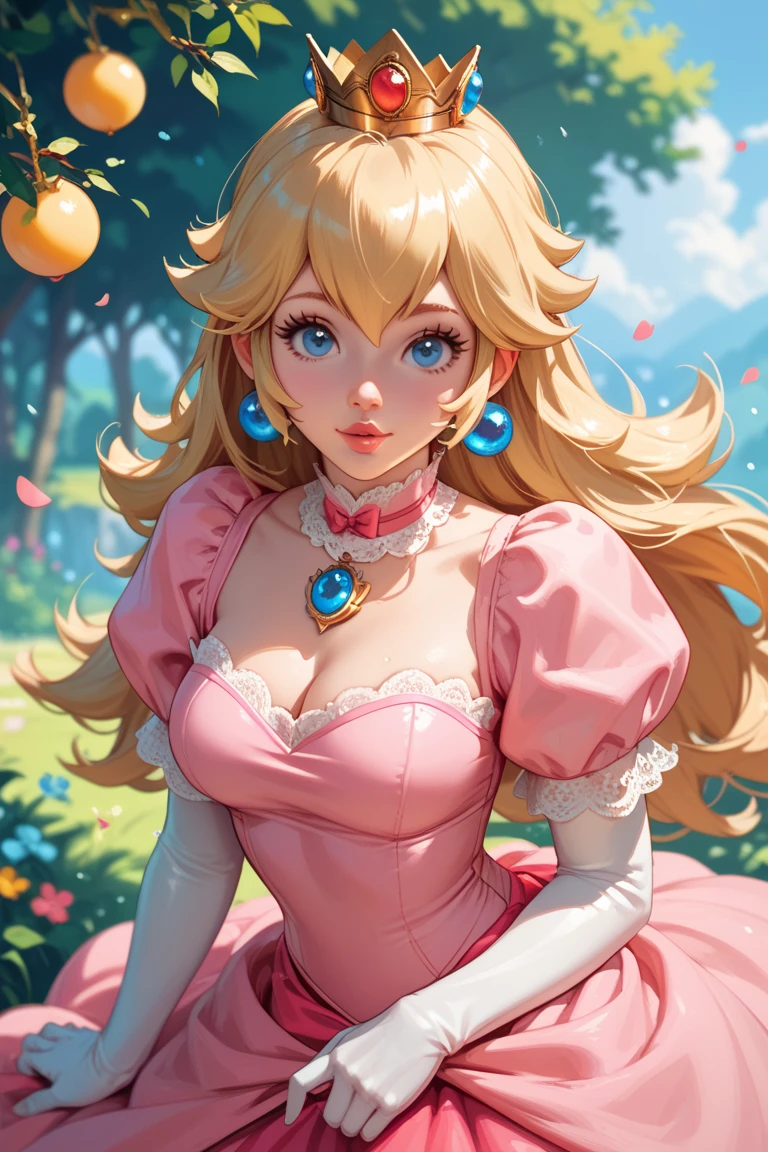 The brave Princess Peach
