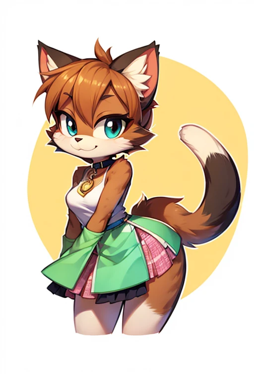 1girl, massive breasts and hips and butt, any eye color and pupil  [heterochromia allowed), any outfit, doing anything and any pose, anywhere, alone, full face blush, any angle, cat [furry] [[High quality Masterpiece]], any fur color and patterns, any color obell collar, undersized outfit