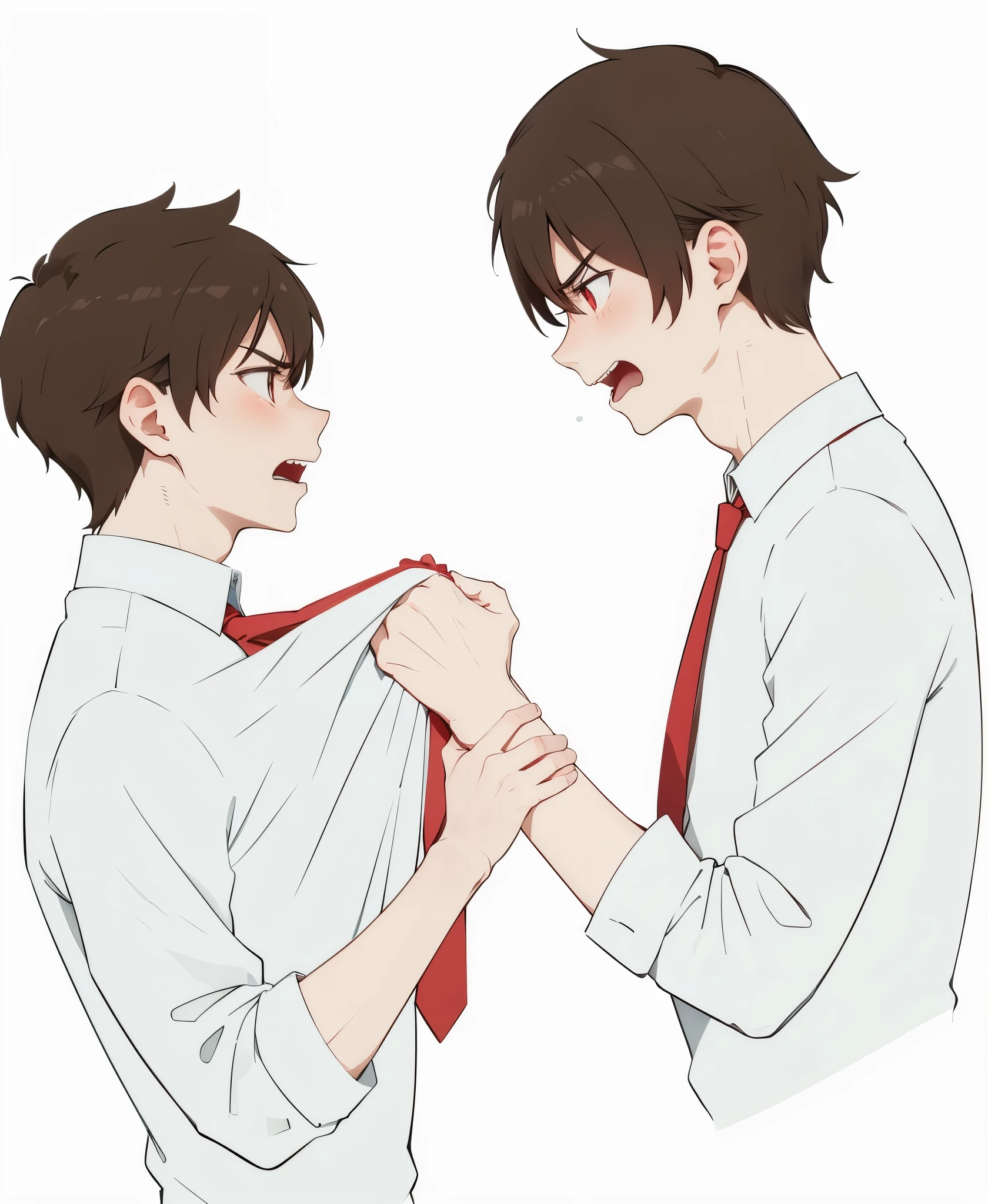 score_9, score_8_wonderful, score_7_wonderful, sauce_anime ,The Ice Sword Mage will rule the world , Ray White,Black Hair,Part 1: , 1 male,Black trousers,School toilets,blazer,Get on all fours,Wear a collar with a leash,Kicked