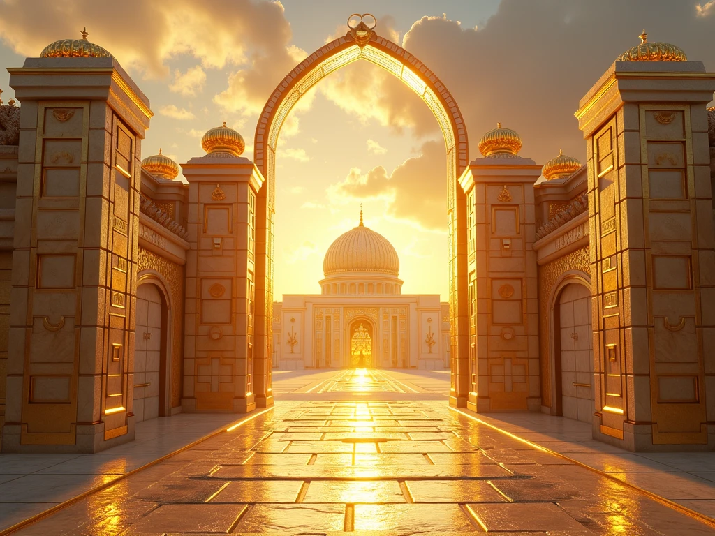 Give me a picture of a golden shrine with a dome and Martiman looks like the shrine of Hashin ibn Ali. Peace be upon you, Hassan Al-Mujtaba