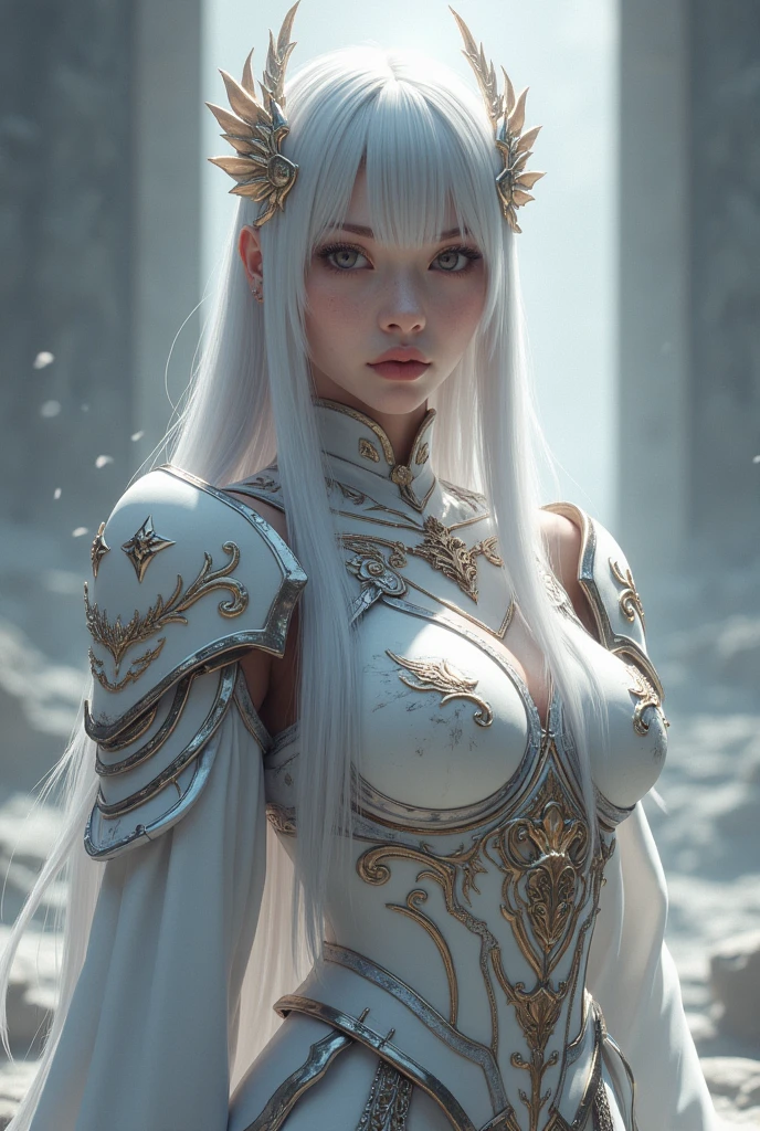 Ultra-detailed complex 3D rendering of the face, (masterpiece, top quality, octane rendering,), glamour shots full body image, very beautiful young elves, cleavage, (highly detailed skin: 1.2), (exposure: 1.1), ((blue micro bikini: 1.95)))). , 8k, (((very soft breasts)), (((conspicuous large pink areola)), beautiful Caucasian woman with white skin with full soft breasts with big buttocks, one, long braided hair, big breasts, dynamic angles, (((huge breasts: 2.4)), ultra-realistic photos, ((((((silver hair)))), futuristic urban background, facial muscles, (((((detailed and glamorous silver crown)))), In the style of Marvel Comics, ArtStation Trends, Clear Focus, Intricate Details, Very Detailed, Detailed Green Eyes, Sharp Focus, Digital Rendering, Professional, Abs, Lip Gloss, Glossy Skin, Sexy Pose, Golden Tattoo All Over Body, Silver Pattern All Over Body, Silver Lame Skin, Gold Glitter Skin, Mansuji, Buttocks, Jeweled All Over the Body, with silver scales, silver hair,