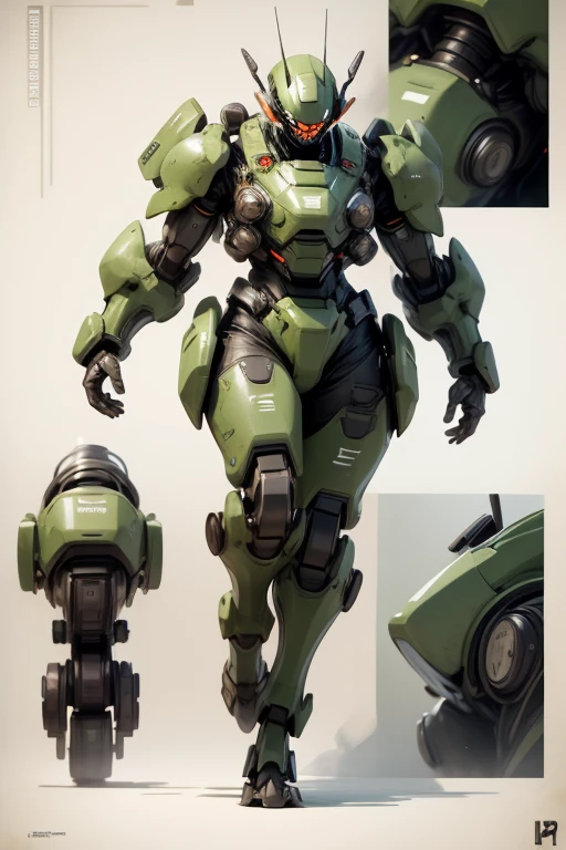 Textured skin, Super Detail, high details, High quality, Best Quality, hight resolution, 1080p, full body shot, ,super fine concept art,spider robot,solo,no human,no background,military,green armor,giant,multi-legged vehicles,giant foot,big foot,heavy foot,tank,short and thin legs,fat four legs,short four legs,four legs, more legs, world domination