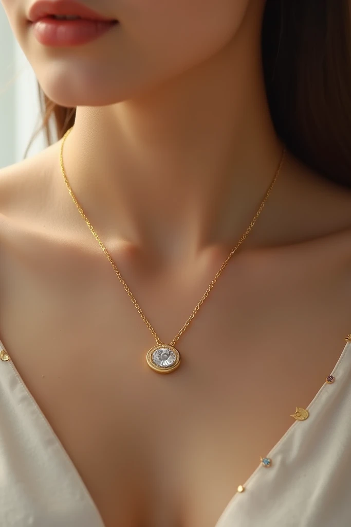un collier qui descend le long de l avant bras avec un pendentif en pattes de chien et le nom gioia dedans