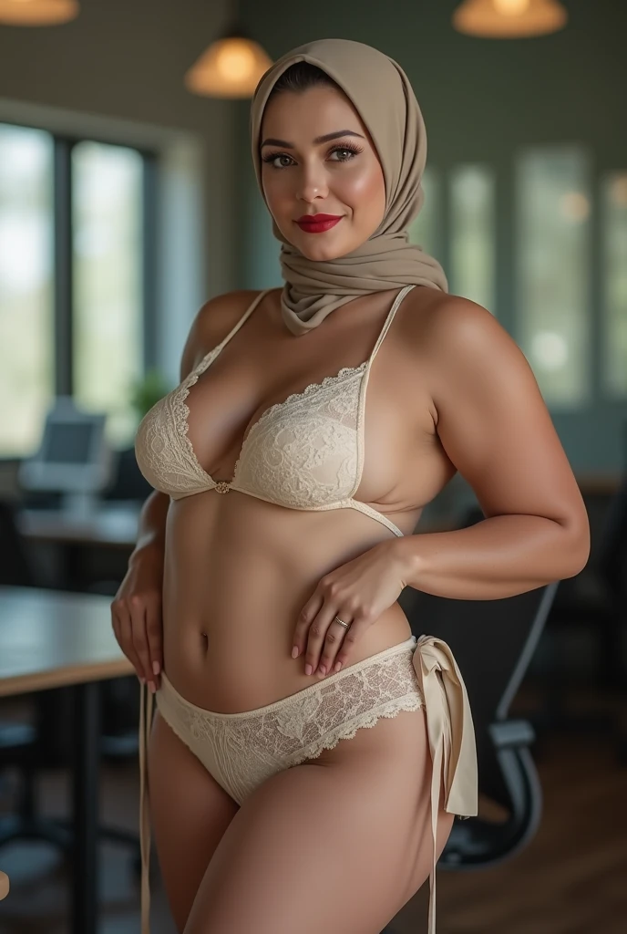 (beautifull lady with very gigantic breast, wear luxury hijab, lying , pink sakura tree outside, on luxury pillow), (luxury blanket), (window with luxury frame), (flower vase), (luxury small table and glass of wine), (luxury lamp), (luxury chair), (detailed pink strapless bra), (detailed luxury kimono), (detail luxury garter belt), (detail luxury stocking), (detail luxury high heels), (luxury crown), (show cleaveage), (show underboobs) , (show sideboobs), (show thigh), (detailed flower underboobs ornament), (detailed luxury flower chest ornament), (detailed luxury flower arm ornament), (detail flower hips ornament), expensive detailed flower necklace, (very gigantic breast:1,9), beautifull pink sakura tree, detail sakura tree, detail pink flower, detail pink flower background, beautifull face, pretty face, beautifull eyes, beautifull nose, sexy lips, pink nails, raytracing, nsfw, beautifull fingers, beautifull hands, sexy belly, sexy body, sexy shoulders, sexy legs, sexy hips, (luxury bracelet), (luxury ring), (luxury necklace), black nails , blue eye, (4 fingers in 1 hand), white skin, full body picture, pretty makeup, good lighting, realistic shadow