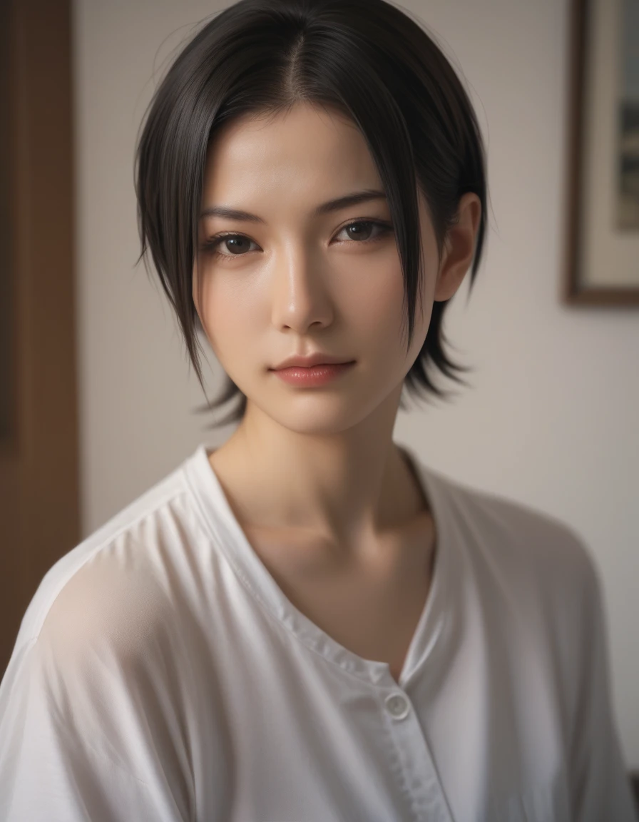 score_9, score_8_up, score_7_up, rating save , Realistic, komui lee ,short hair
