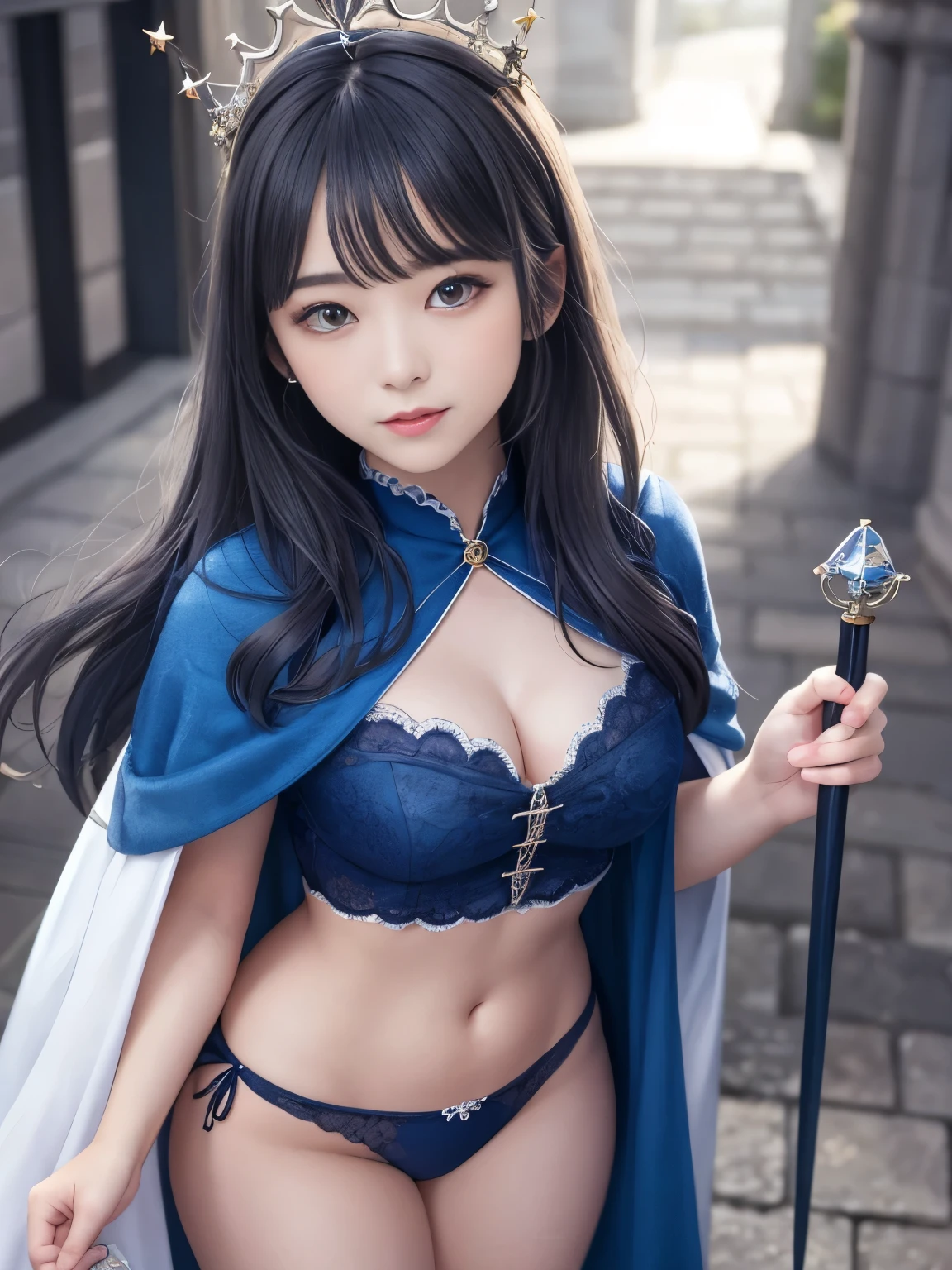 masutepiece, (Best Quality:1.4), Realistic, extremely detailed CG unified 8k wallpaper, ighly detailed, High-definition raw color photos, professional photograpy, Realistic portrait, Cinematic Light, Beautiful detailed, 1girl in, (Naked:1.5), Beautiful big breasts, breasts details, Exposed breasts, (cleavage of the breast:1.2), (Fine face:1.2), Close up of a girl in Beautiful clothes with wide open front, Bare shoulders, (transparent Beautiful clothing with a wide open chest:1.4), open chest wide, Undress、No bra, , (cameltoe details), Outdoors, high intricate detailed, float, cum on, Sense of truth, beautiful landscape forest, castle, sexy lighting,