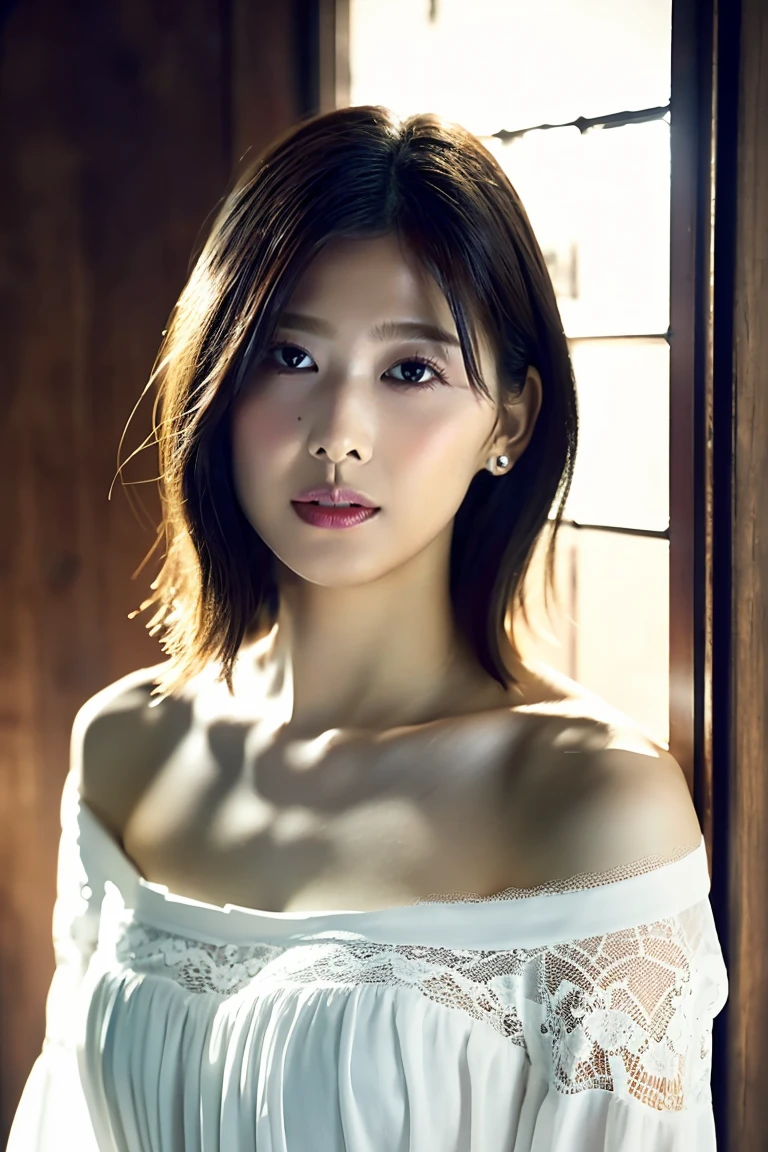 Mina，Black color hair，（best qualtiy，tmasterpiece：1.2），woman，nude，big boobs,   exteriors