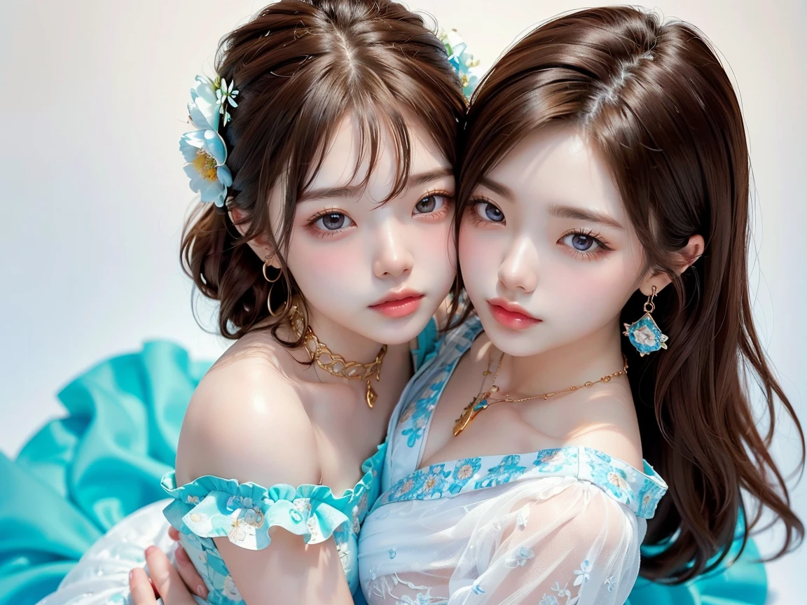 SFW, ExtremelyDetailed (((Kawaii Ballet Girls Group in a row:1.37))), Childish perfect face, Reflective Eyes, Detailed(Delicate Clothing textures), corrected hand, Dynamic Joyful Expressions LifeLike Rendering, (Specular Reflection:0.2), TopQuality 8K Ultra-detailed masterpiece (ProfessionalPhoto Style CG:1.37), (Acutance:0.8), (Luminism:1.28), ( Colorful Light particles:0.75), (Muscle:-0.5), facing away (from side ) (Clearly visible Beautiful hip shape)