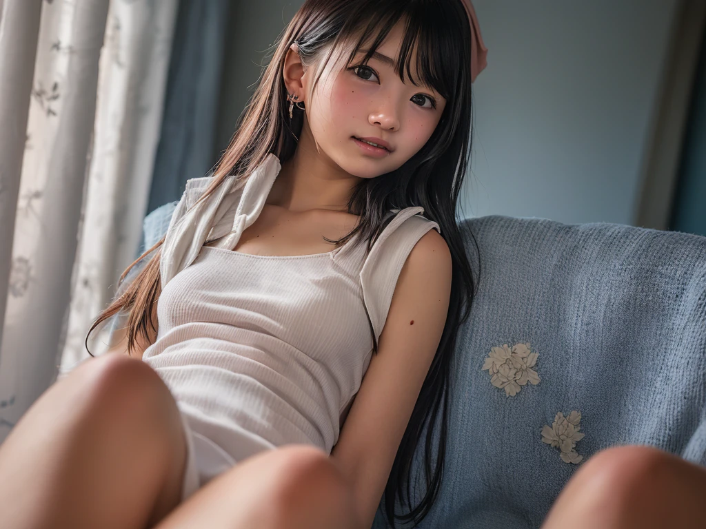 6 Girls,((((( wear a sailor suit )))Juvenile and small)),(Put your clothes off ((perfect closed vagina)) and nipples are visible :1),1 魅力的な若手ジュニアアイドル cute魅力的な小さなオーストラリアの中学生 元気, Hair removal,  Is a Smiley Smile ,  exposed soft breasts , close-up portrait of a ,  black hair, Pornstar, naked, immature, ish,  Very Shy , delicate, weak,  I love romantic vibes , Fall in love, Small and short, Preparing for mating, Dwarf girl 、Queen、Short, thin legs,, mischief好きな,  kind and happy face 、Soft baby face, easy going,  Perfect Skin, Otaku Student Council President, Green,  braid hairstyle below both ears, mischief, bully,  awkward short girl , cute、Dainty、, Shougakusei shojo,  excited , ADHD girl ,  skirt,  small shoulders , Thin arms, Being spoiled,  high school girl waving her bangs ,  small breasts,  fashion trendy and beautiful beautiful beautiful beautiful girl ,  gentle and charming beautiful girl , , delicate and sexy collarbone, charming egg-shaped face ,  double eyelids, Clever pink eyes,  pink lips, small nose,  exposes shoulders ,  ultra high resolution with forest background,  super detailed, Fresh and impressive,  Anya Forger ,( sometimes milk is made :1.2),(Sometimes a beautiful pussy line:1.2),( skirtlift:0.5),