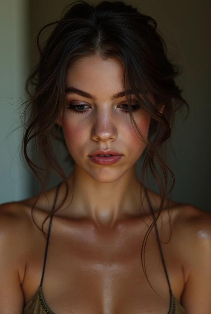 A beautiful young woman with clear, flawless skin, detailed eyes, and lush lips, 1girl, realistic, photorealistic, photo-realistic:1.37, best quality,4k,8k,highres,masterpiece:1.2,ultra-detailed,extremely detailed eyes and face,longeyelashes,clear skin,glowing skin,smooth skin,porcelain skin,luminous skin,radiant skin,dewy skin,soft skin,flawless skin,perfect skin,unblemished skin,natural skin,healthy skin,glowing complexion,poreless skin,airbrushed skin,hyper-realistic,hyperrealistic,hyperdetailed,intricate details,highly detailed,cinematic lighting,dramatic lighting,atmospheric lighting,volumetric lighting,chiaroscuro,chiaroscuro lighting,evocative lighting,dramatic contrast,moody lighting,vibrant colors,vivid colors,rich colors,saturated colors,warm colors,cool colors,muted colors,earthy tones,natural tones,realistic skin tones,realistic shading,realistic textures,realistic details,seamless,uninterrupted,no background,simple background,clean background,plain background,empty background,minimalist background,elegant,beautiful,stunning,breathtaking,exquisite,magnificent,sublime,awe-inspiring,mesmerizing in the gym posing