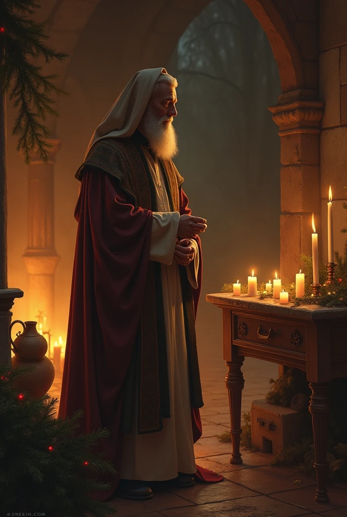 Create an image of the Advent period.