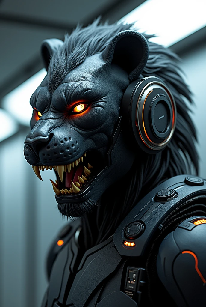 top-quality, Dramatic Lighting, menacing pose, fierce look, epic atmosphere, (((Helmet in the shape of a wolf's head))), (((Full body shot))),Metal Wolf, cyborgs, Cyberpunk style, Clockwork, ((Intricate details)), nffsw, ((Intricate details, hyperdetails)), incandescent lamps, cinematic shot, Vignette, bokeh effect beckground, (dogy), (Full body shot).