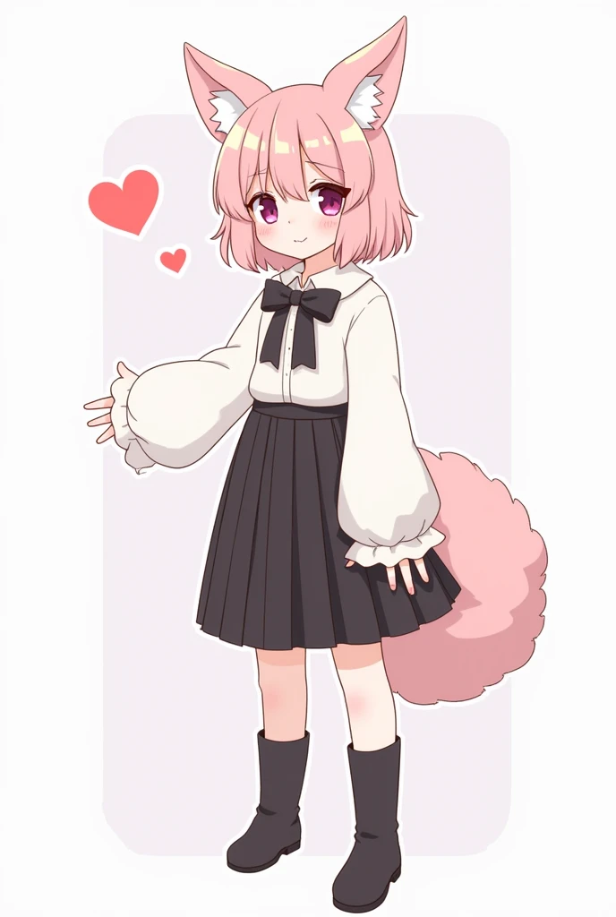 A rabbit, curly white hair, pink eyes, wearing a mini skirt, very suggestive pose, blushing face, cute face, open legs. Thick thighs, tight stockings, .