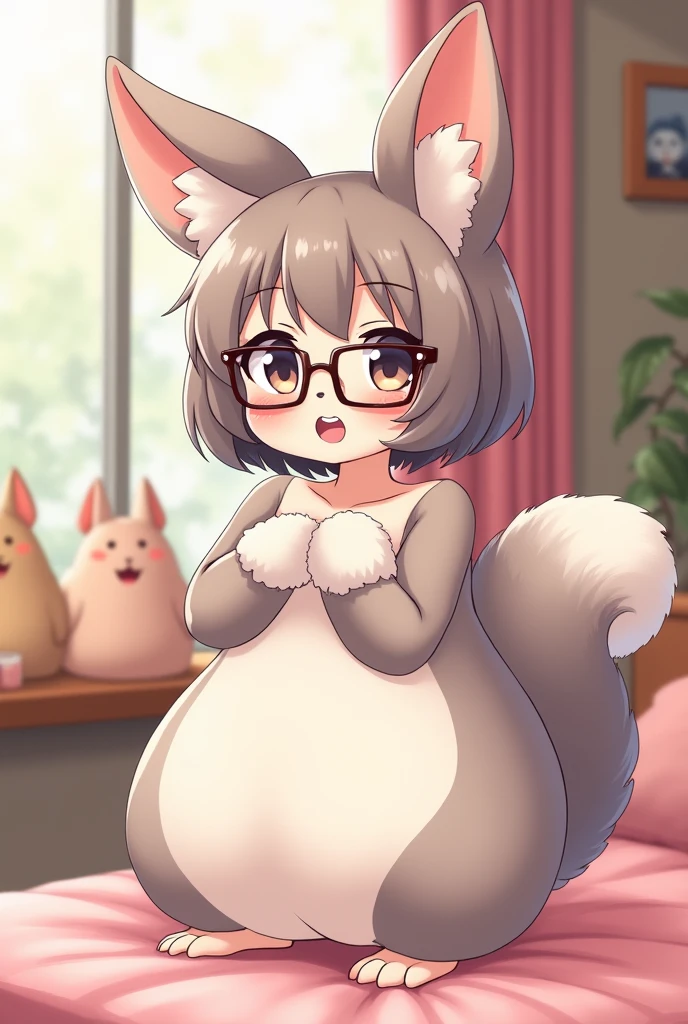 (small details:1.7)
(ultra fine detail:1.1)
(masterpiece:1.1)
(thick thighs:1.2)
(Best Quality:1.1)
(ultra-high detailing:1.1)
(pixar eyes)
((hyper details:1.1))
(((super detailed breasts, face, eyes, waist:1.1)))
(detailed face)
(as much detail as possible)
(perfect anatomy)
(ultra-fine detail, no mistakes)
cinematic lighting
detailed eyes/face
amazing lighting
((super realistic lighting:1.4))
((lighting design))
((detailed shadows))
(((as much detail as possible on one girl:1.5)))
((good prospective:1.2))
((character focused:1.4))
(good stance)
(((super expressive eyes and face)))
(one million dollar commission))((clear image:1.3))
large, lively highlights
(unreal engine)
((big lengthy breasts:1.3))
((by rabbitadversity))
((by waspsalad)), (((gray cat))), ((inside a cozy household)), She has delicate whiskers that twitch nervously.
Her plump form features generous.
Her wide, meaty hips emphasize her abundant figure.
(wears round glasses).
(tail)
Exudes a subtle scent of honey and vanilla.
((huge waist))
(((10 years of work to make this amazing image)))
((supernatural pointy sharp-shaped huge breasts: 1.6))
(disproportionately big breasts:0.9)
((huge cuddly multi curve hips/waist:1.3))
((succulent full z-axis forward extended perky breasts))
(pointy breasts:1.4)
earrings
fluffy cheeks
smooth fur
big curves
((articulating face))
(detailed eyes:1.3),
((young))
((curvy waist:1.2)
((natural cuteness))
((perfect fit))
(((innocent face))), ((no clothes)), ((domesticated cat)), ((huge puffy perky nipples:1.4)), ((big robust jingle bell collar:1.2)), (good angle), ((dramatic lighting)), ((big fluffy butt)), (big fluffy ears:1.1), ((sitting on floor)), ((in the middle of liveing room on white carpet in a modern house)), ((pet)), ((clueless), ((acting like a cat)), ((fluffy fur:1.4)), ((top down angle)), ((windows in background)), (chilling), (cute cat), (casual),