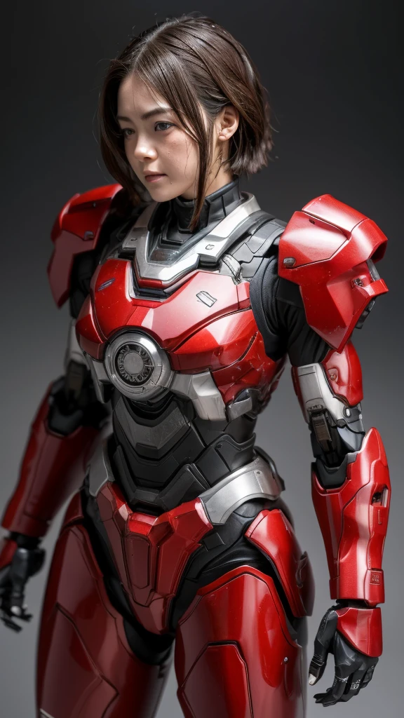 最     High Quality   非常に     Details,      Details,      High Quality   , 最     High Quality   ,      kampala, 1080P,     hard disk    , beautiful,(War Machine),(  Perfect Headgear   ),See the whole picture,beautifulサイボーグ女性, ,BATTLE MODE,Mecha Body Girl　   8k Red Body Armor    　    two girls　Sweaty face　Droopy eyes　     short hair on the side of her uniform   　 　     boyish  　   steam is coming out of my head　    Her Hair Is Wet With Sweat     　   brown hair,    Steam coming out of the mouth    　      No Exposed Skin Under Her Face   　(bare hands)      back view 　(( Wet )) ( Can't See Skin Other Than Her Face   )    Being Hit By The Same Woman  　Mild Vomiting  　 punch in the stomach　 is down　 Face Exposed Through Gap 　 full body portrait