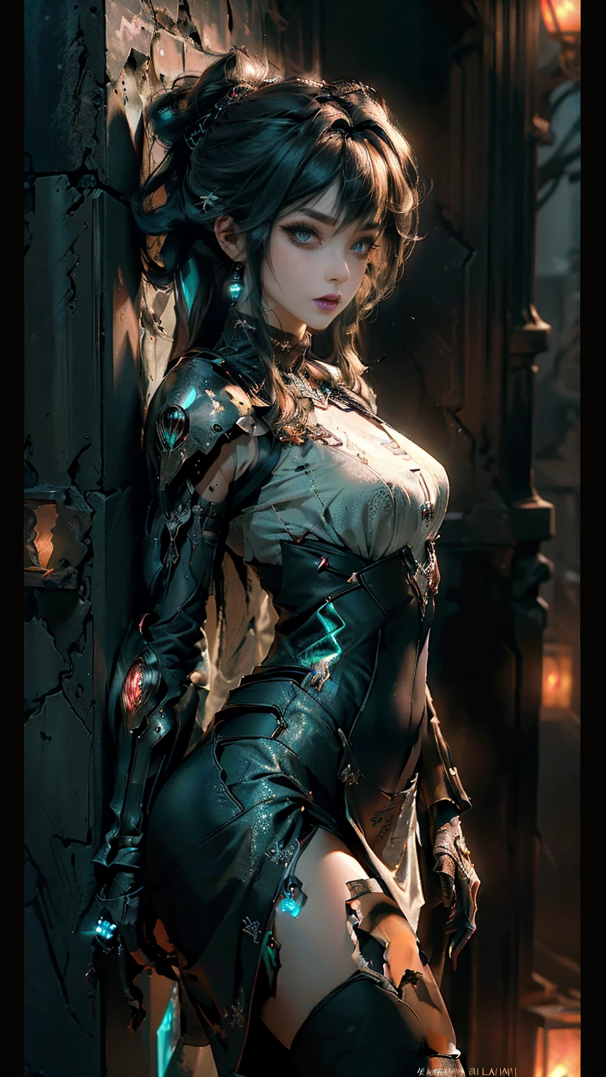 raw Magic metal robot female dominated varied angle below-close near a Will-o'-the-wisp full-plated-armor-massive chaos dark evening Pro-photorealism lights sun illumination luminescence depth resolution optimal perfection ultra precise maximum Lightning contrast global illumination cgi vfx sfx sfx reflex ultra detail Octane rendered extremes enhanced graduated UHD XT3 16K DSLR HDR UnrealEngine5 romm rgb pbr 3dcg fxaa blu-ray color-coded backlighting anti-aliasing fkaa txaa rtx ssao opengl-shaders glsl-shaders post-processing post-production cell-shading tone-mapping equirectangular 360 meticulously entangled a magical wizard burning fire incandescent embers calciferous hearth "the travelling castle" cremations heart A necromancer Dark style Vampire Tourmaline 16k "Wanda Maximoff" Elizabeth Olsen 32years muscular symmetrical body heavily dressed Cosplay 16K "Scarlet Witch" turquoise ultra-beautiful eyes lazuli delicate soft face glowing effect tyndall mouth Open teeth smile (detailed high skin: 1.3) Bokeh absurd 16k short hairstyle suave seductive dramatic bridaldress shoulders lace white shirt sleeves white lace best ratio four fingers and an inch Magic hands: 1.3 clavicles papillotes silk satin felt seam strange corsait navel skirt loose swinging spinel thick leather thighs covered garters revealing legs boots solid bulky fur black abundant short Indigo thick underwear imposing fullbodye heart armor "Heavy Metal" metallic 16k magic covered flat opal bands copper chainmail chrome ruby throne occult Crystalline 16k War submit devastated temple Lava-window-dazzling strike multishoot-plasmalight ruin 16K Guweiz and James Jean by tattoo CGSCOSITY, etc. Lightweight nsfw