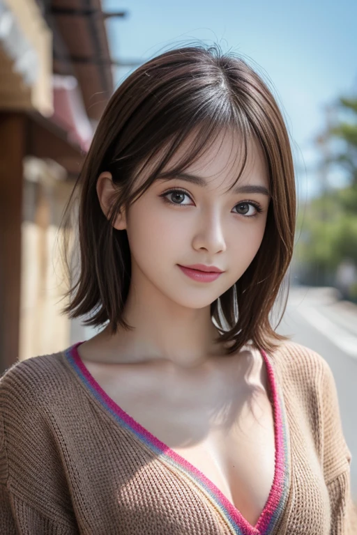 (8k, highest quality, masterpiece: 1.2), (Realistic, Realistic: 1.3), Very detailed, 1 girl, Mid-chest, Beautifully detailed skies, Detailed Cafe, night, (blush), (smile: 1.15), (Mouth closed), (Collared shirt: 1.1), night, Wet, Office Clothes, rain, White lace, (short hair: 1.2), Floating hair , Random sexy poses,