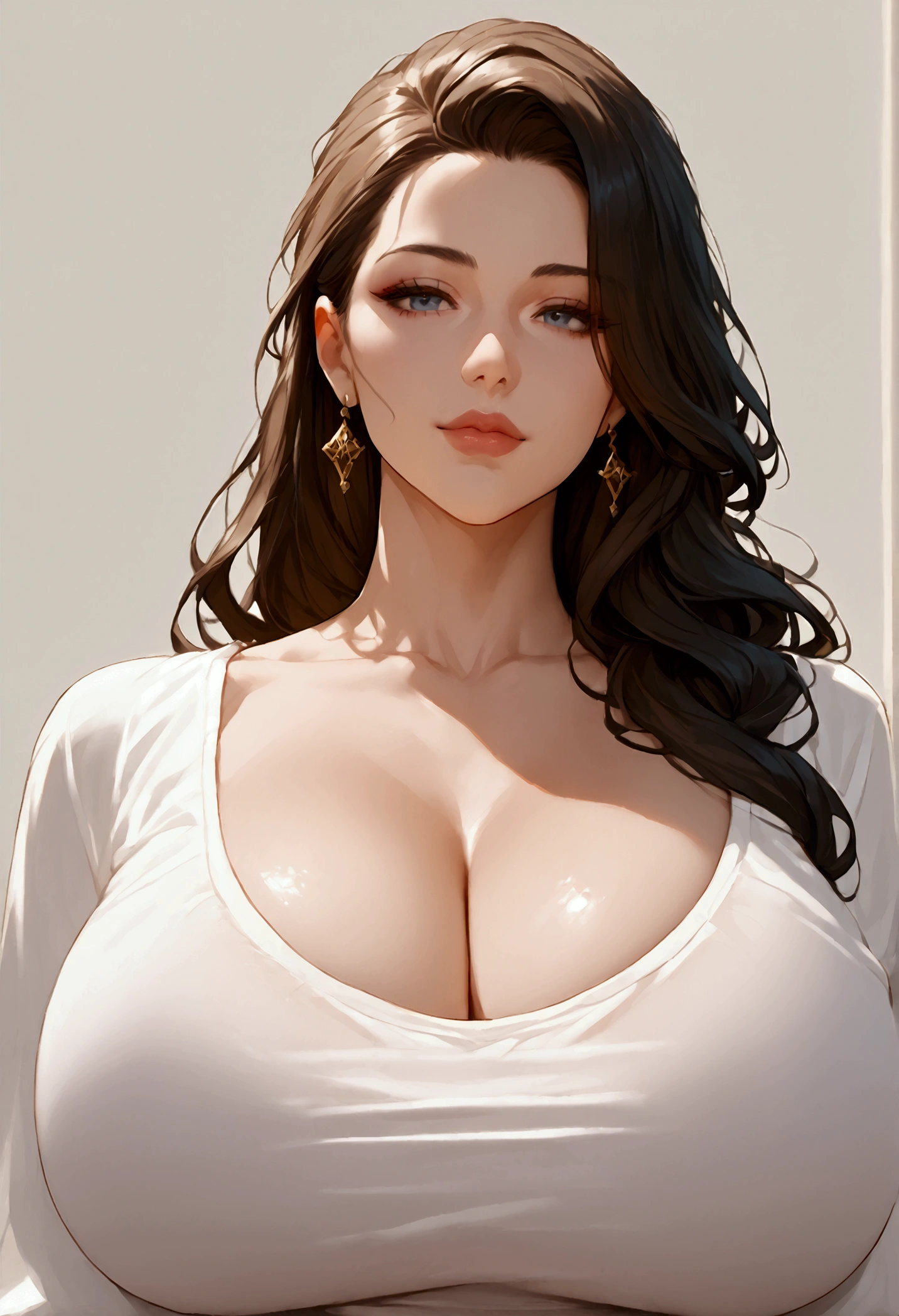 (hyperrealistic), (illustration), (high resolution), (8K), (extremely detailed), (best illustration), (beautiful detailed eyes), (best quality), (ultra-detailed), (masterpiece), (wallpaper), (photorealistic), (natural light), (detailed face), (high detailed realistic skin texture), (anatomically correct), (solo), (1 girl:1.52), (high detailed realistic hair), (caramel hair:1.35), (heterochromic eyes), (detailed eyes), (brown eyes:1.37), (sparkling eyes), (realistic big breasts:1.53), (slender abs), (dynamic pose), (closed tiny mouth:1.3), (concentrated expression), (upon body from head to thigh:1.54), (dimple:1.34), (wearing tank top, short jeans), (sitting o the grass)