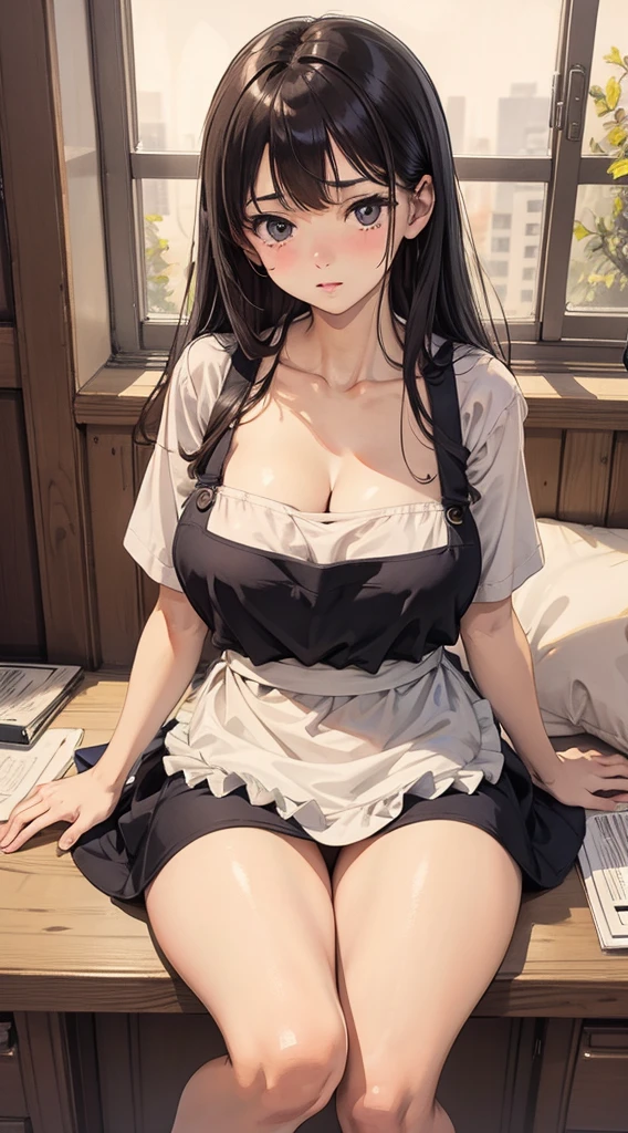 mastute piece,Best Quality,insanely detailed,8k cg,nsfw,
1girl,(maid's clothes,breast out,no bra,no panties,bare breasts,bare teats),blush,shy,ecstasy face,gasping,trembling,brown hair,BRAKE,perfect breasts,perfect nipples,open mouth,
livingroom,