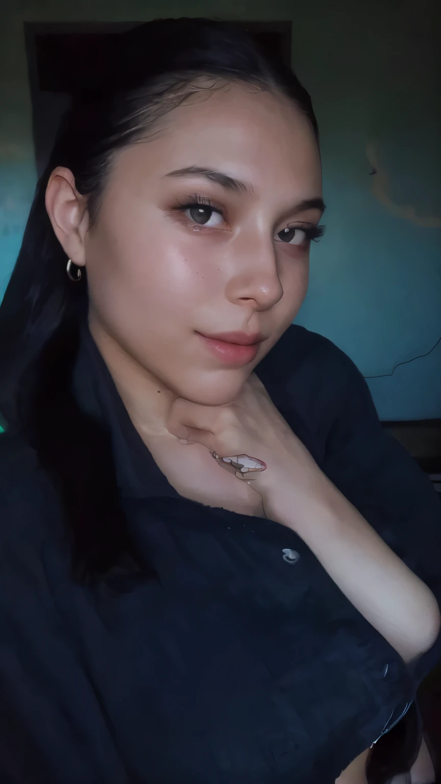 Uma mulher branca, sorrindo, estilo disney pixar, alta qualidade, melhor qualidade