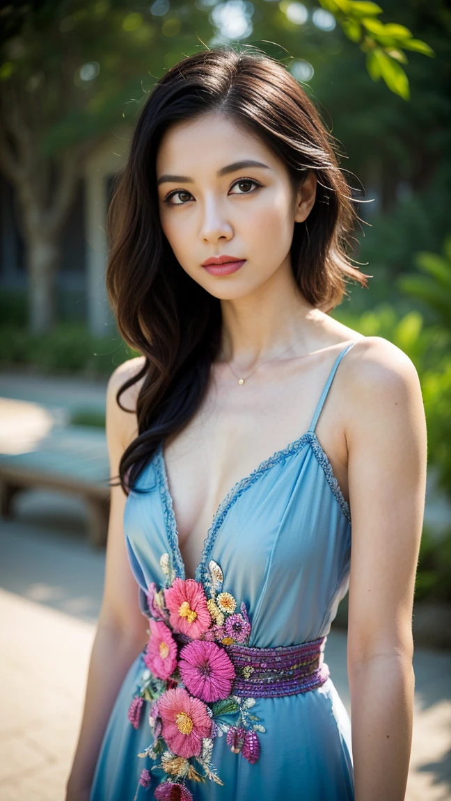 (Gacky: 0.9), (Masterpiece), (Best Quality: 1.0), (Ultra High Definition: 1.0), Detail, SFW, Masterpiece, Delicate, Elegant, Top Quality, Detailed, Colorful, Intricate Detail, (8K: 1.1), Solo: 1.9, Girl 1 person: Swimsuit