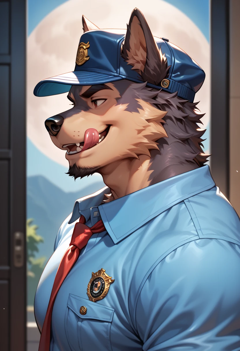 mr.wolf from “the bad guys”, with shirt, no pants, penis, erect, full body, detailed, cum
