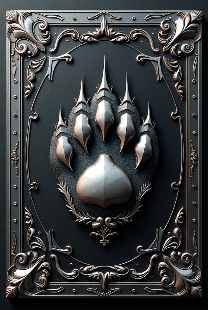 Create for me an official silver cover written in old ADM by Litmet a bear's paw cover an incredible bear's paw