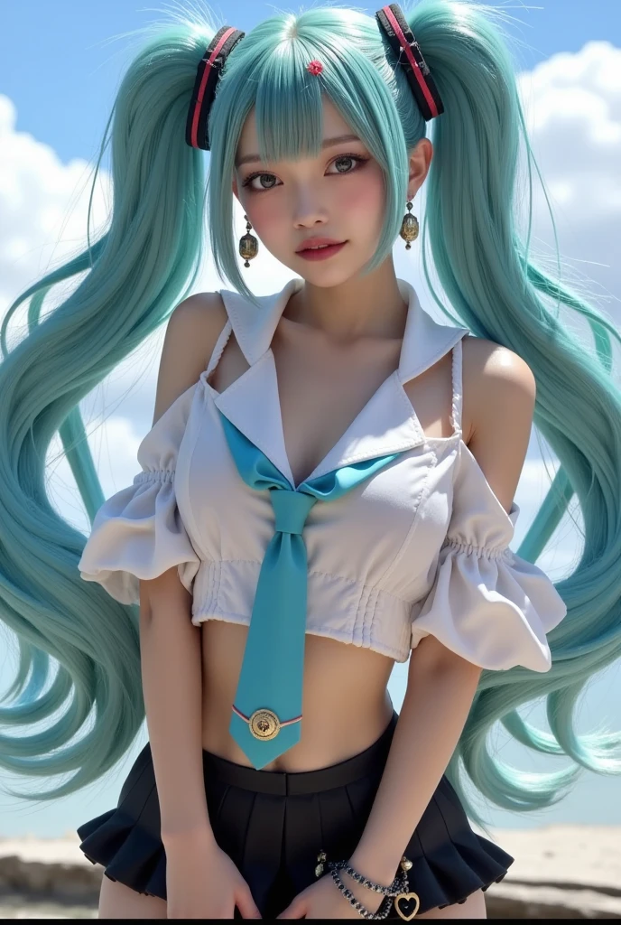 Chica blanca de la luz de la luna