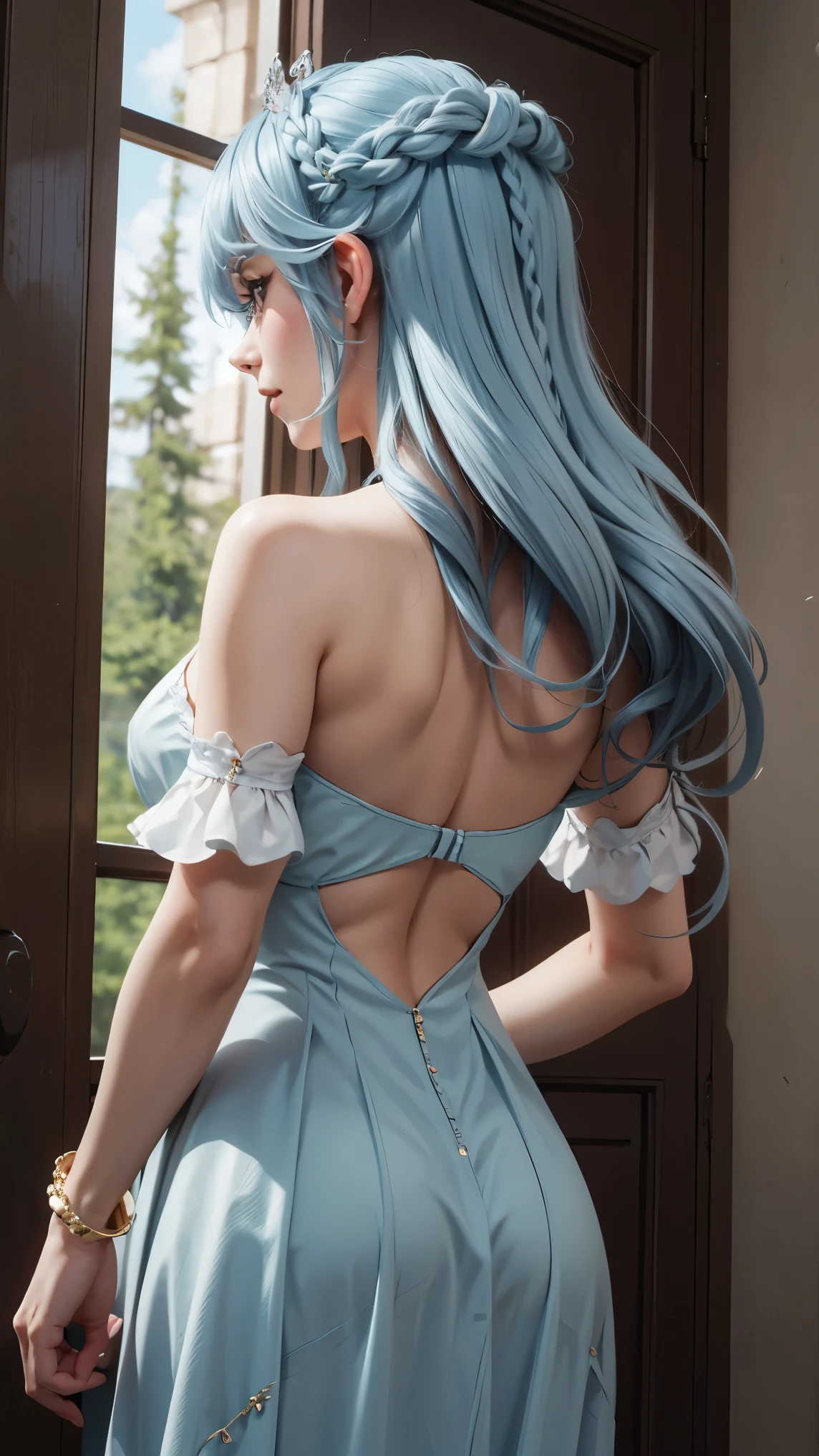 liselotte cretia (Seirei Gensouki), thong, back view