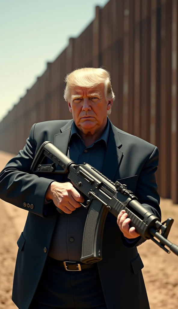 The real Trump kills with a gun