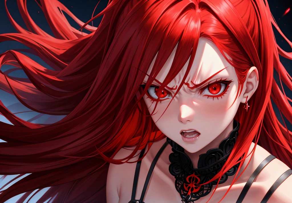 (beste-Qualit, 8K, 12),(masterpiece), (best quality),(Lightning Witch),(She continued),(Devil May Cry 3: Dante's Awakening),,glowing eyes in the dark,armpit,, Sex, trembling, , Looking Up, From directly above, ahegao, Wet,sad face,depth in view,Nevan,(Nevan),(insanely detailed, beautiful detailed face, masterpiece, best quality)
,long hair
,red hair
,red eyes,
,naked top
,medium shot