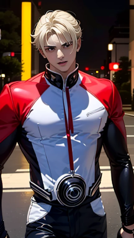 Backstreets,    Japanese ,   Beautiful young handsome man with a cool handsome face  ,  Glowing Kamen Rider Suit      , 18 years old,     Toned and Muscular    ,  penetrates , 