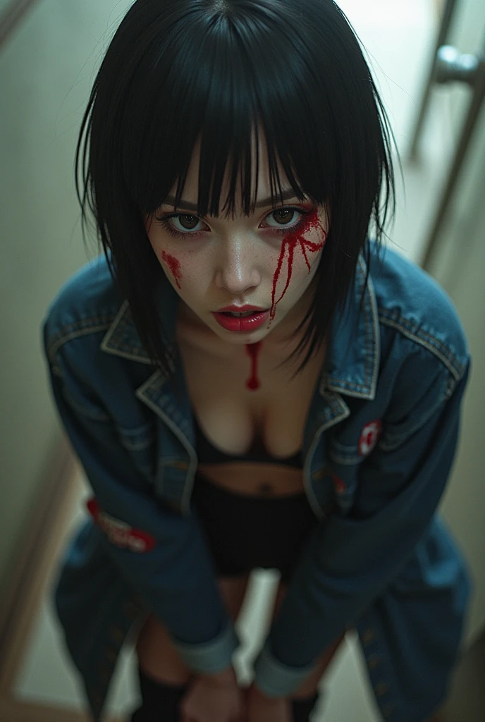 hình ảnh thực tế, bộ phim thủy thủ mặt trăng, nhân vật Kino Makoto biến thành zombie, toàn thân thối rữa