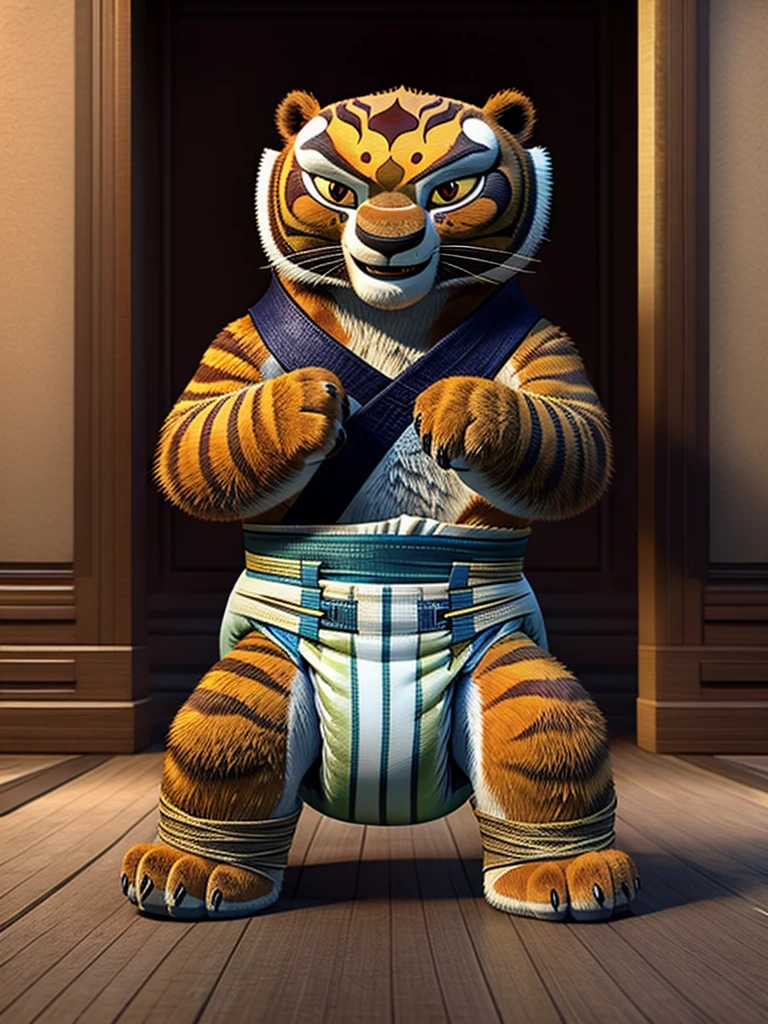 Master Tigress from Kung Fu Panda, DreamWorks Animated, Diaper