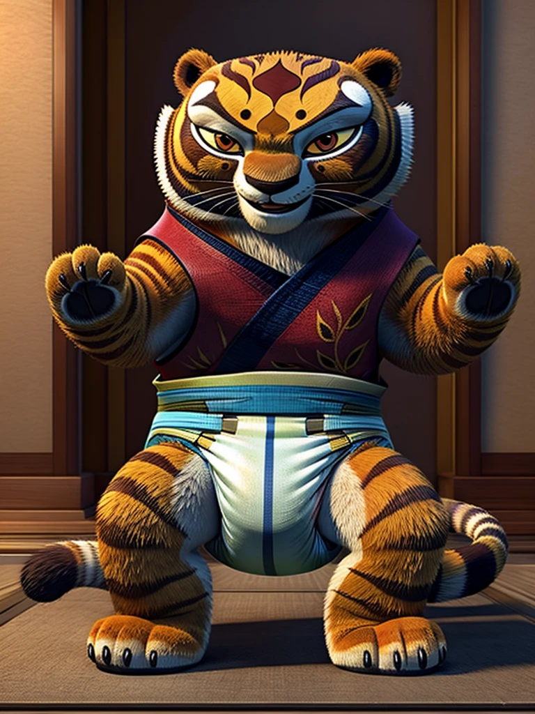 Master Tigress from Kung Fu Panda, DreamWorks Animated, Diaper