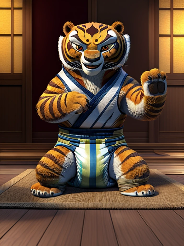 Master Tigress from Kung Fu Panda, DreamWorks Animated, Diaper